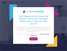 Tablet Screenshot of learningstream.com